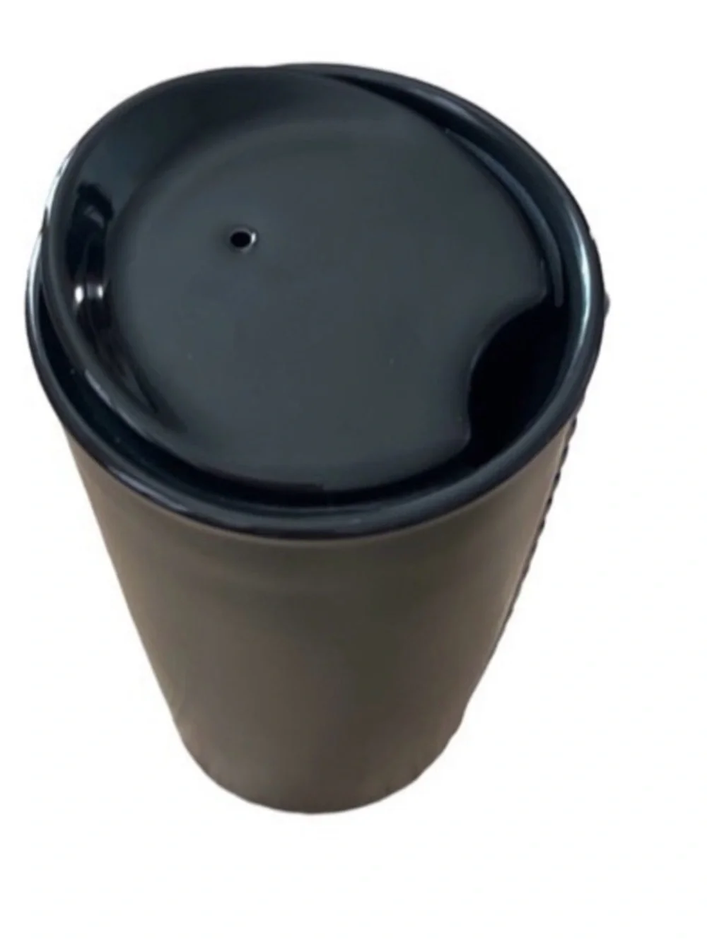 Starbucks rare  2015 matte black  Studded 10 oz covered ceramic mug  *